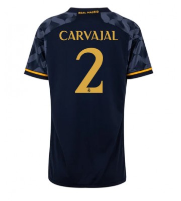 Real Madrid Daniel Carvajal #2 Udebanetrøje Dame 2023-24 Kort ærmer